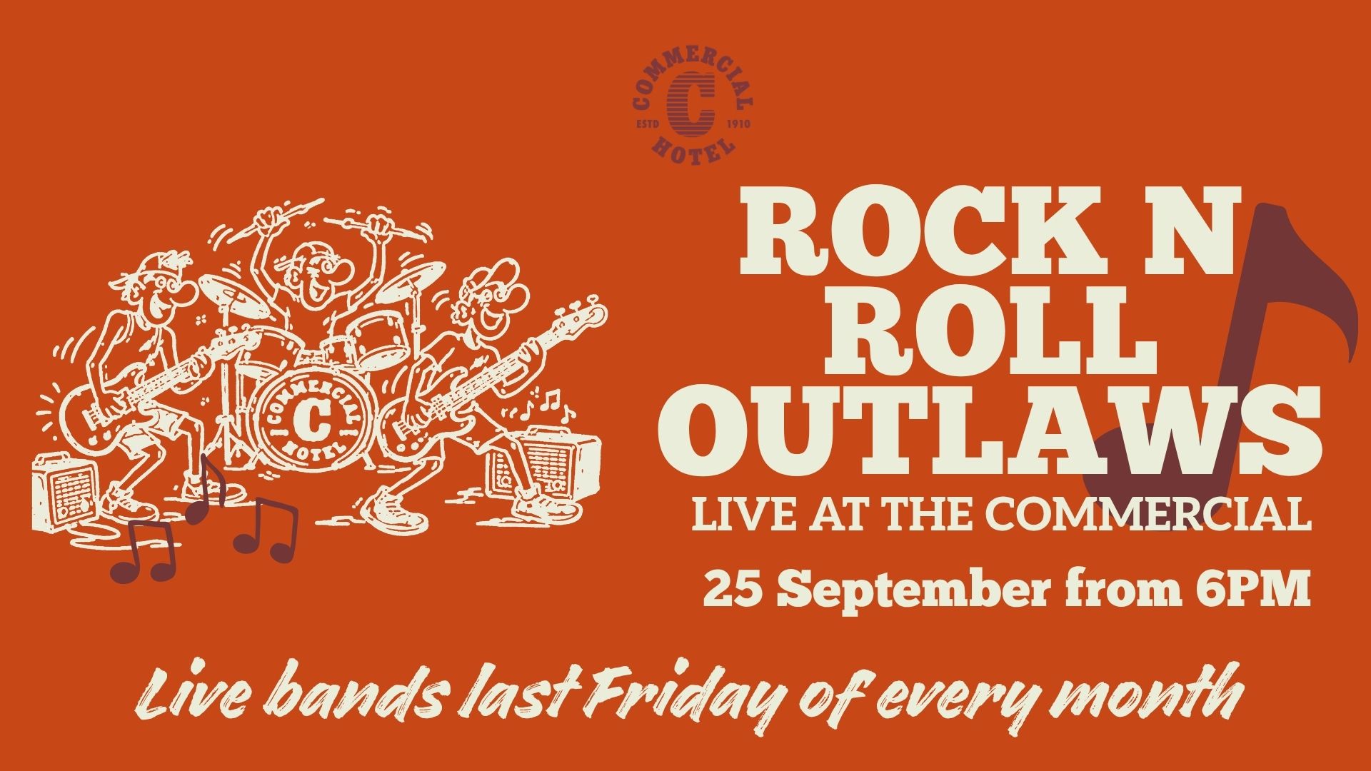 LIVE BAND – ROCK N ROLL OUTLAWS